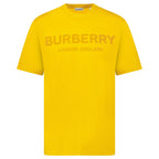 Burberry 'Ellison' Logo Print T-Shirt Orange