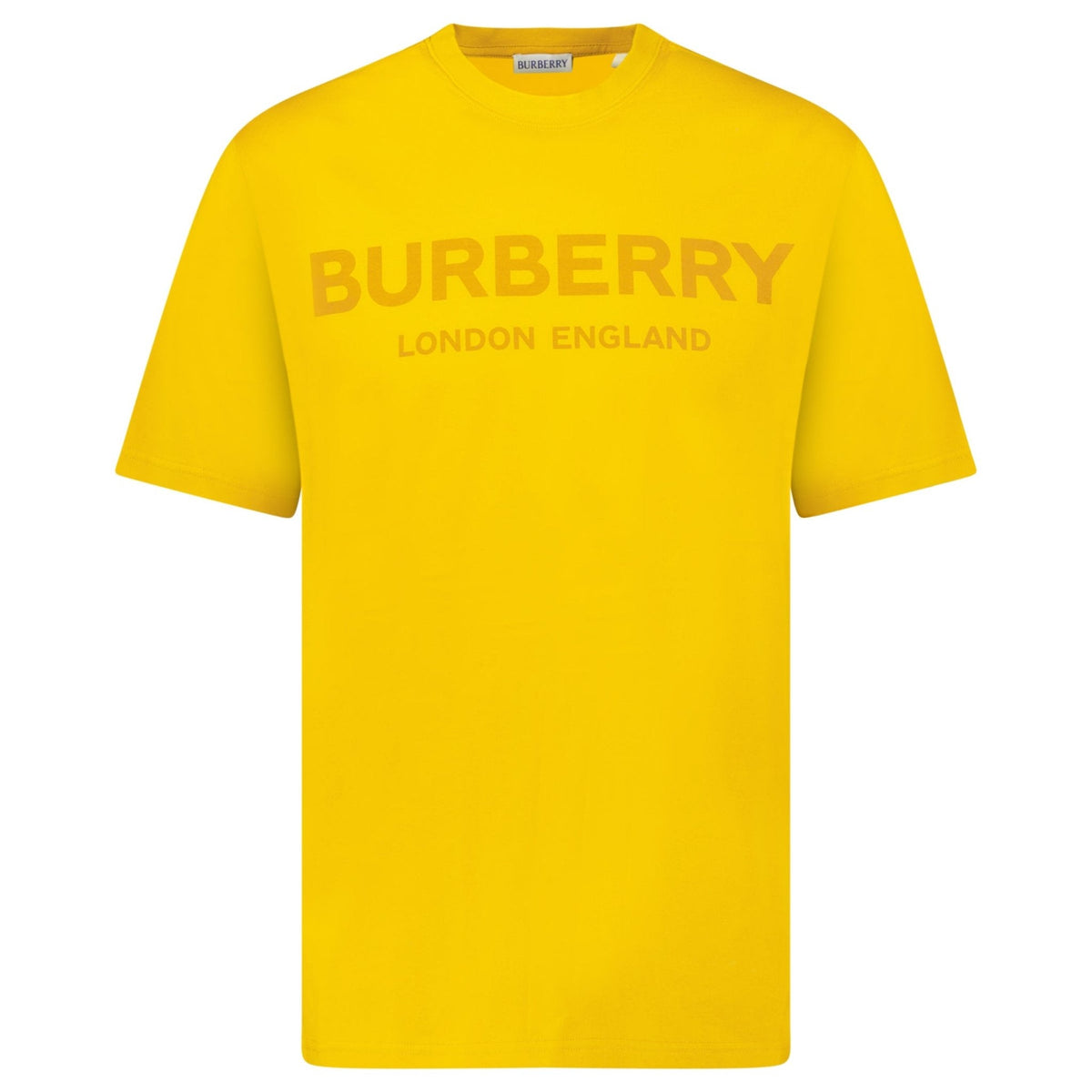Burberry 'Ellison' Logo Print T-Shirt Orange
