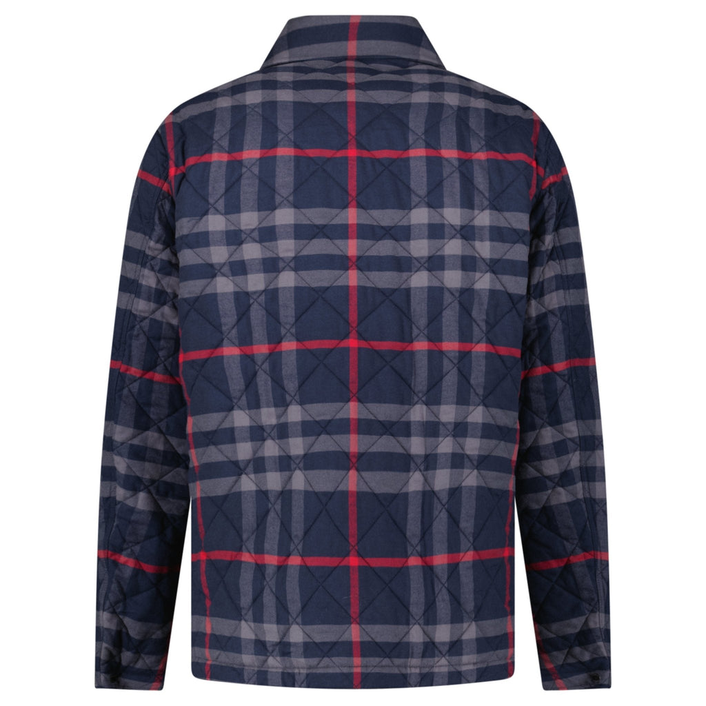 Burberry 'Forres' Diamond Quilted Jacket Navy