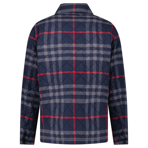 Burberry 'Forres' Diamond Quilted Jacket Navy