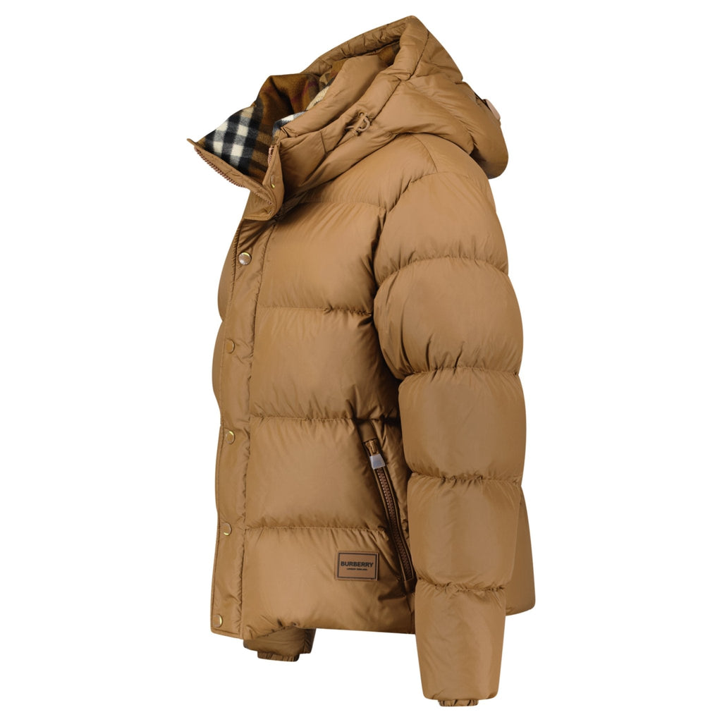 Burberry Halsby Puffer Down Jacket Brown