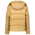 Burberry 'Leeds' Detachable Sleeve Hooded Down Jacket Warm Honey