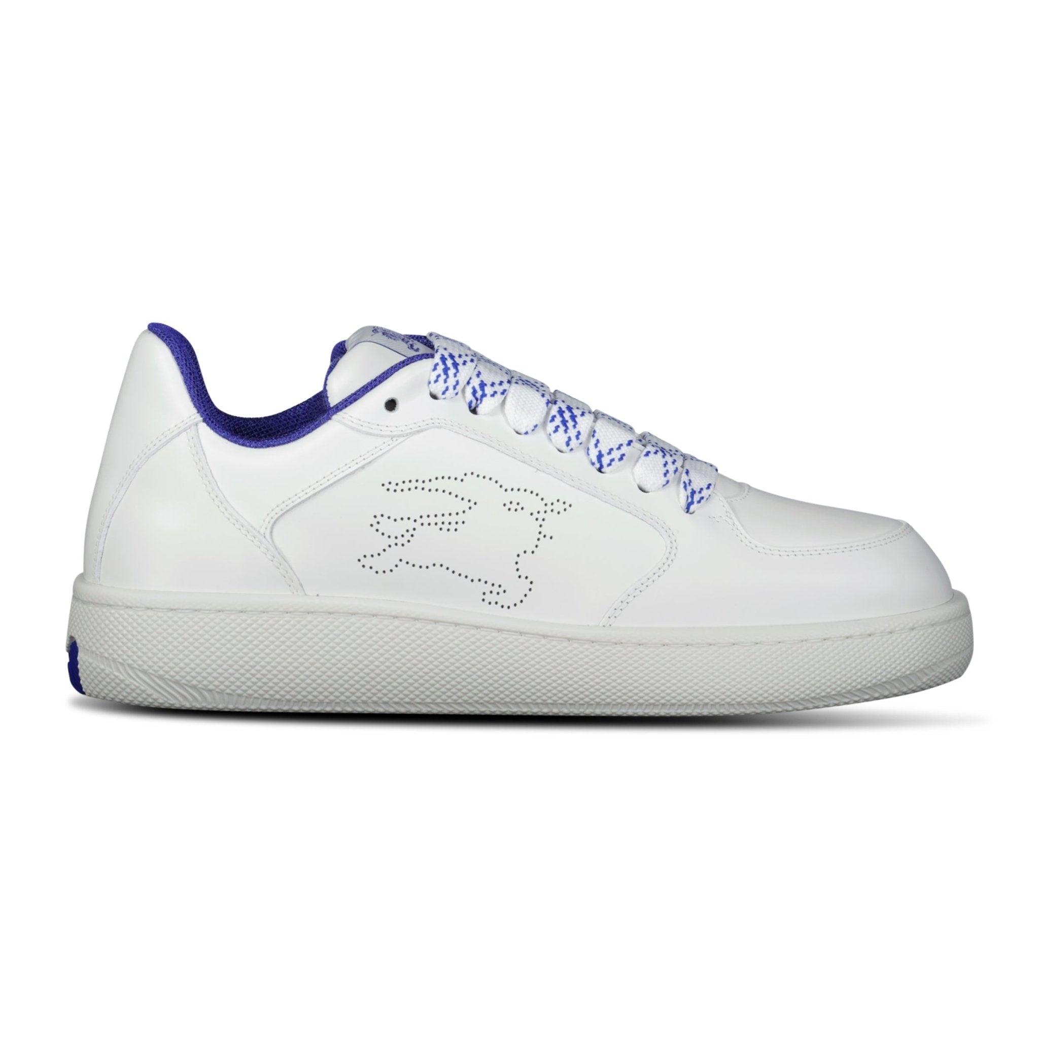 Burberry Stock Leather Sneakers in White