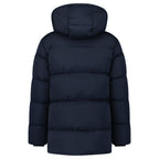 Burberry Technical Nylon Puffer Coat in Navy