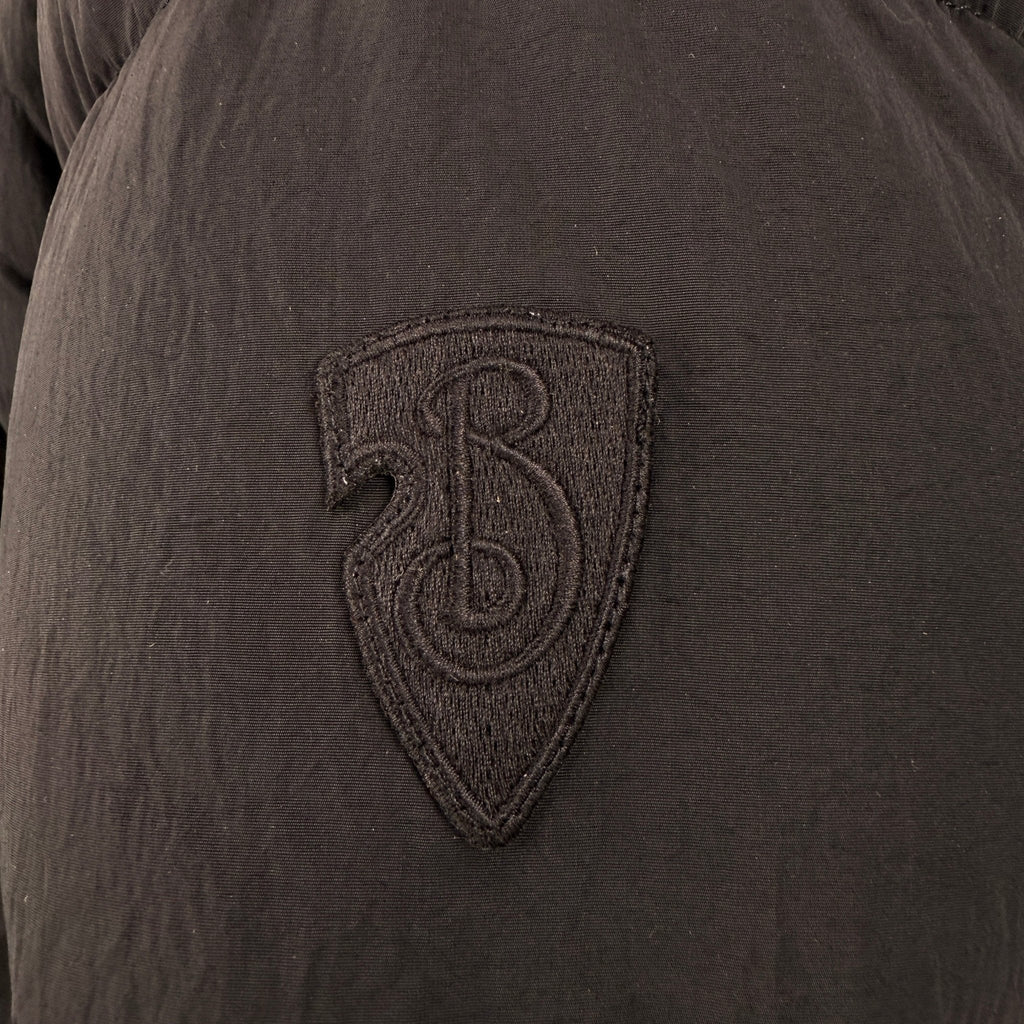 Burberry Technical Nylon Puffer Coat in Navy