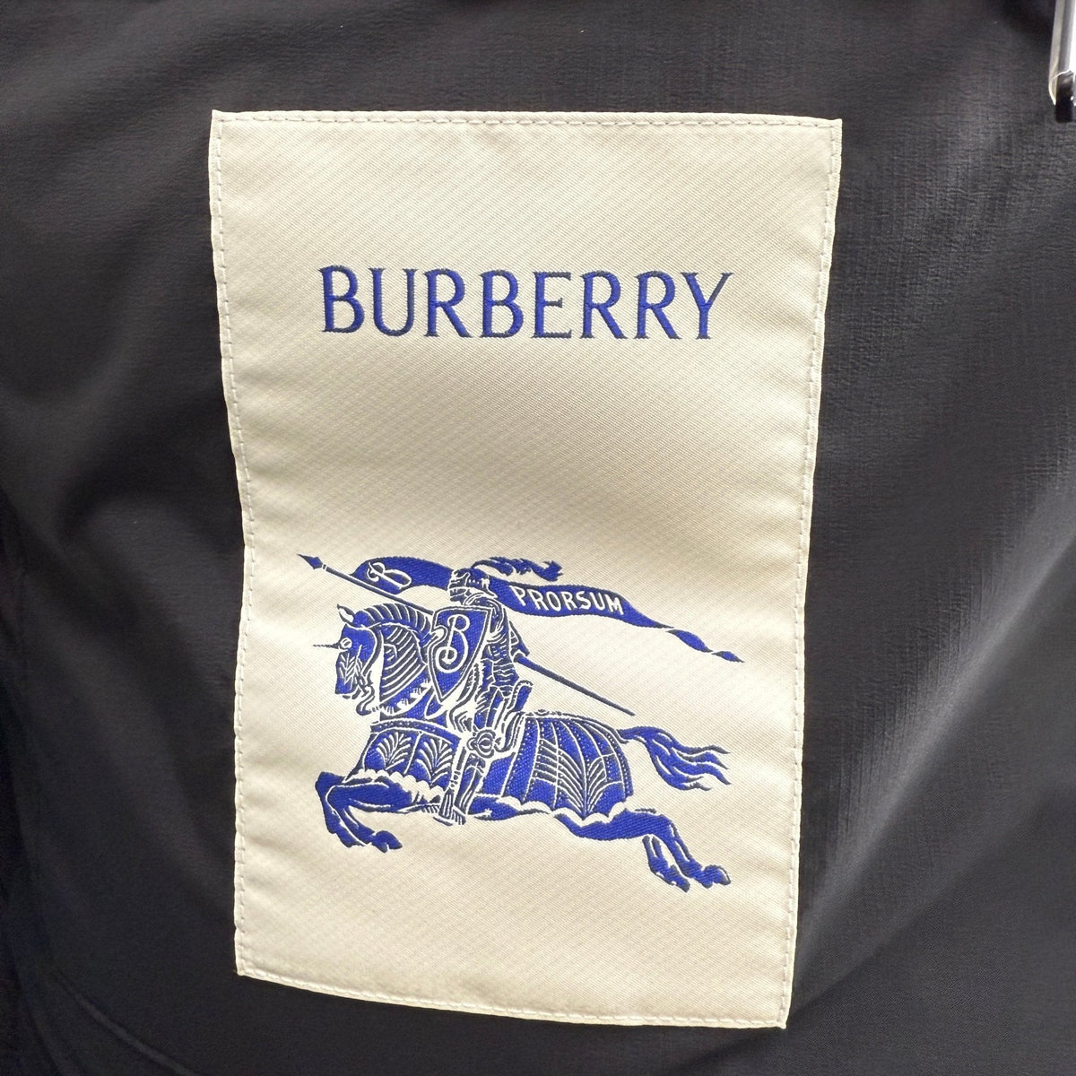 Burberry Technical Nylon Puffer Coat in Navy