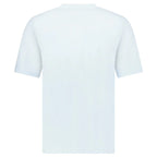 Burberry Check Logo Embroidered T-Shirt Light Blue