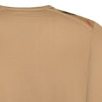Burberry Check Wool Jumper Camel