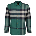 Burberry 'Claverdon' Check Shirt in Dark Racing Green