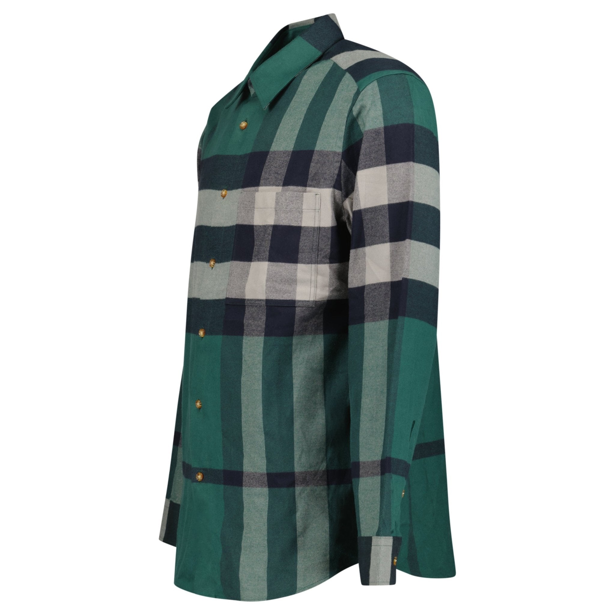 Burberry 'Claverdon' Check Shirt in Dark Racing Green