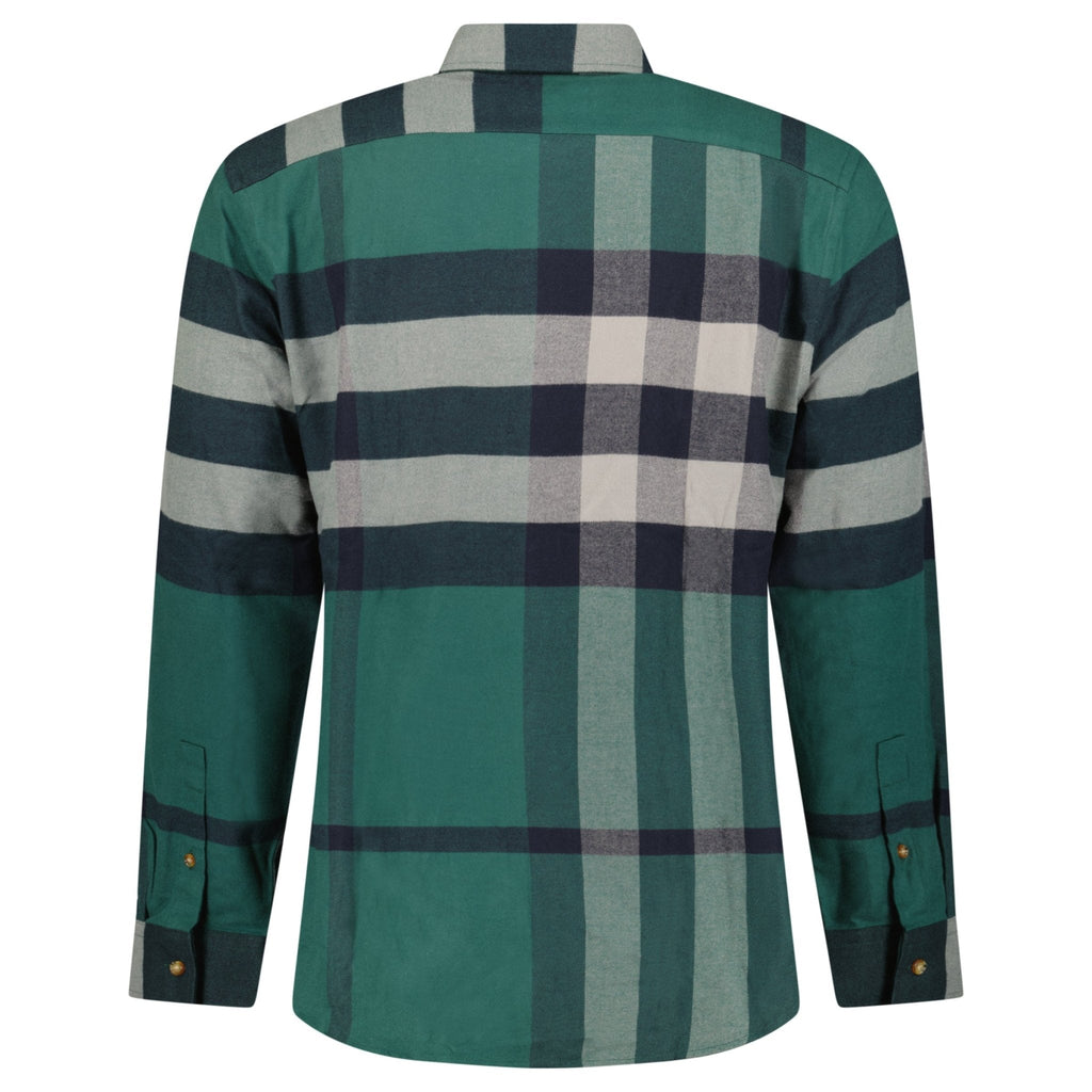 Burberry 'Claverdon' Check Shirt in Dark Racing Green