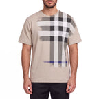 Burberry Ellison Check Print T-Shirt in Lichen