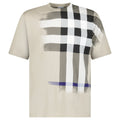 Burberry Ellison Check Print T-Shirt in Lichen