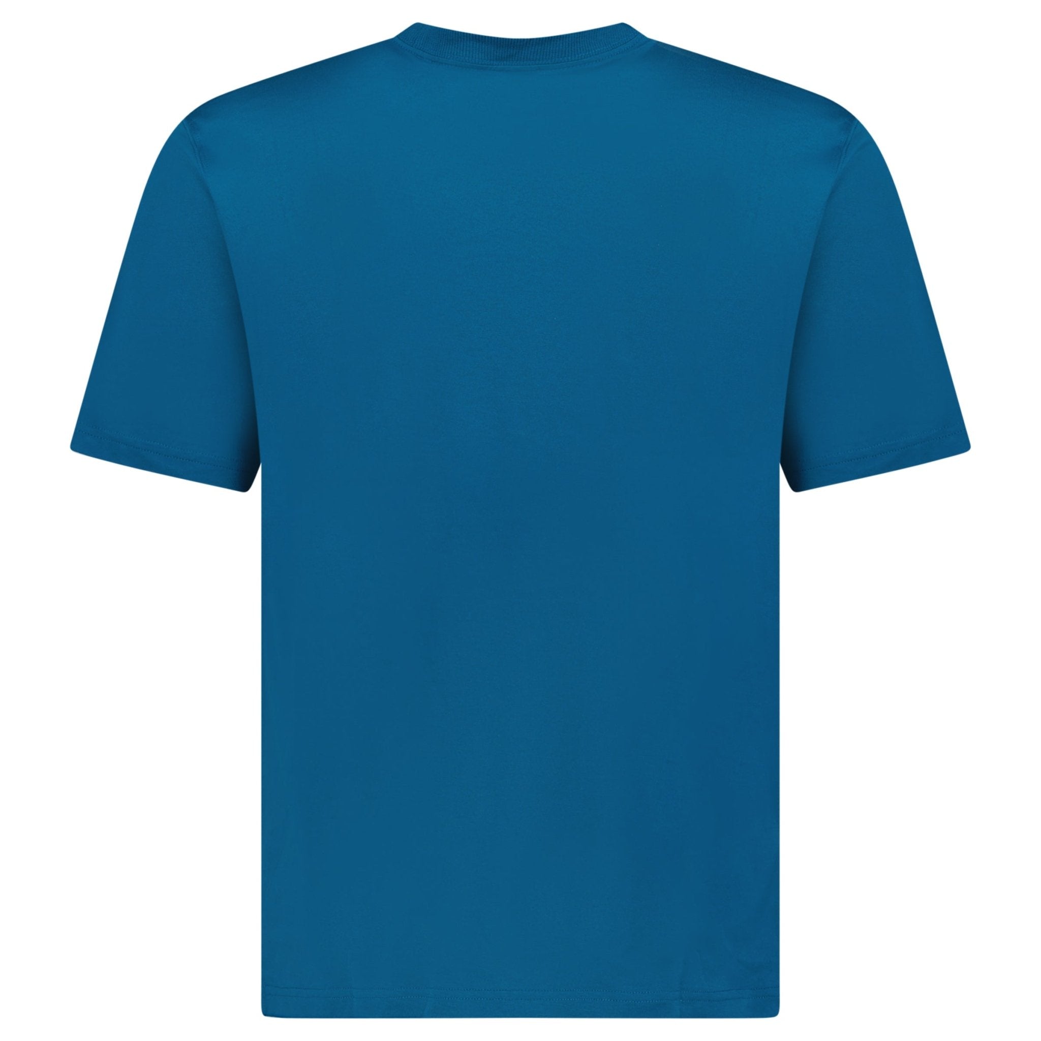 Burberry Ellison Check Print T-Shirt in Pacific Blue