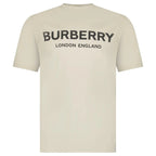 Burberry 'Ellison' Logo Print T-Shirt Lichen