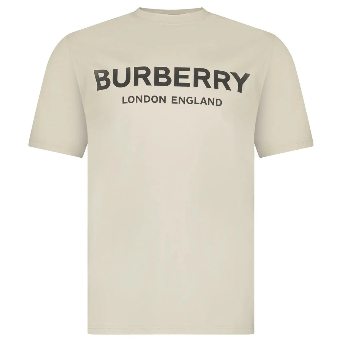 Burberry 'Ellison' Logo Print T-Shirt Lichen