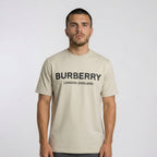 Burberry 'Ellison' Logo Print T-Shirt Lichen