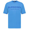 Burberry 'Ellison' London Logo Print T-Shirt Blue