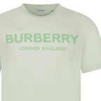 Burberry 'Ellison' London Logo Print T-Shirt Mint Green