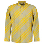 Burberry Eydon Check Shirt in Yellow and Light Green