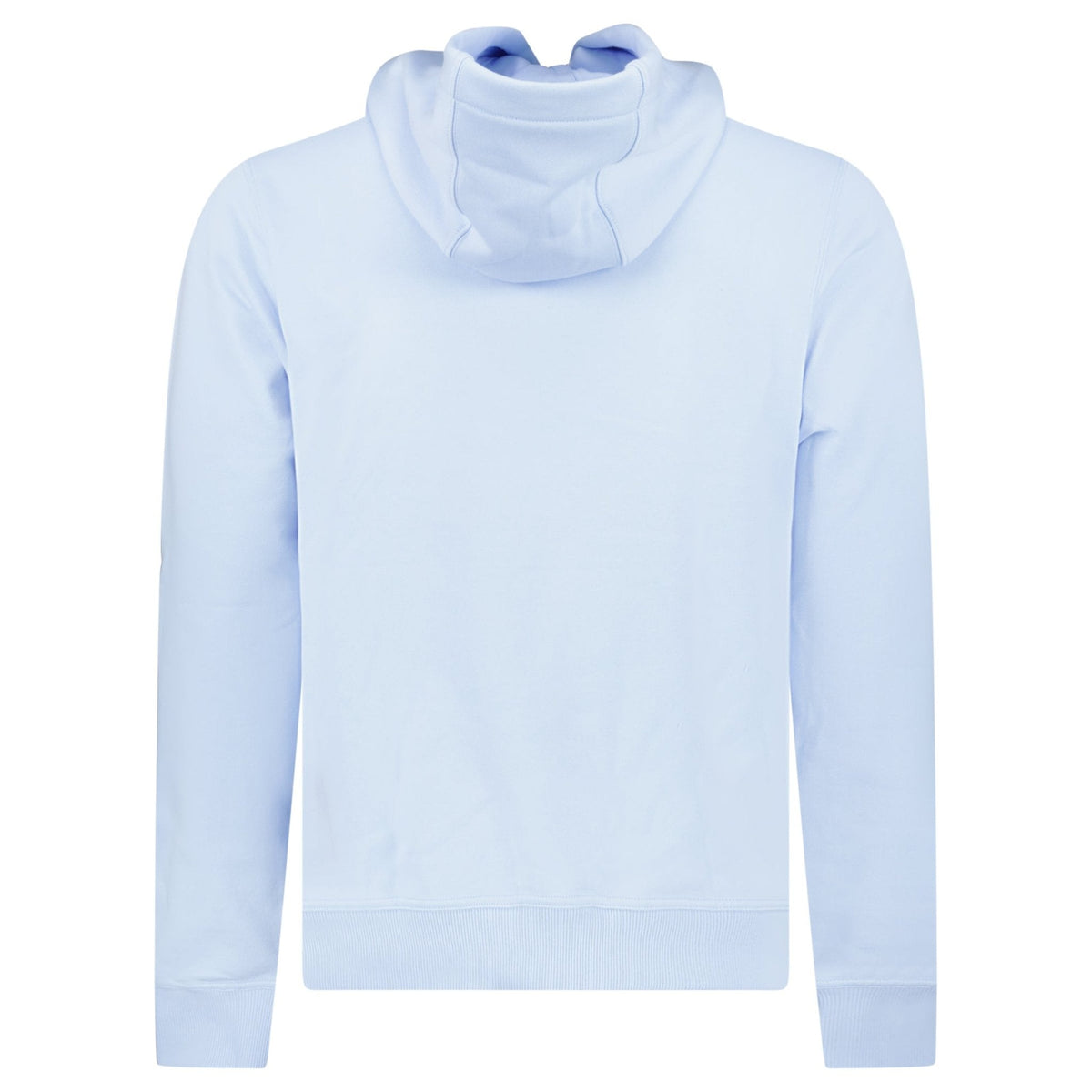Burberry ‘Farley’ Logo Embroidered Hoodie in Light Blue