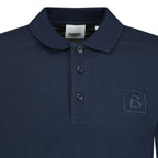 Burberry 'Gateforth' Long Sleeve Polo-Shirt Navy