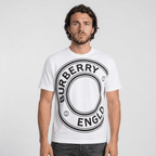 Burberry Graphic Print T-Shirt in White