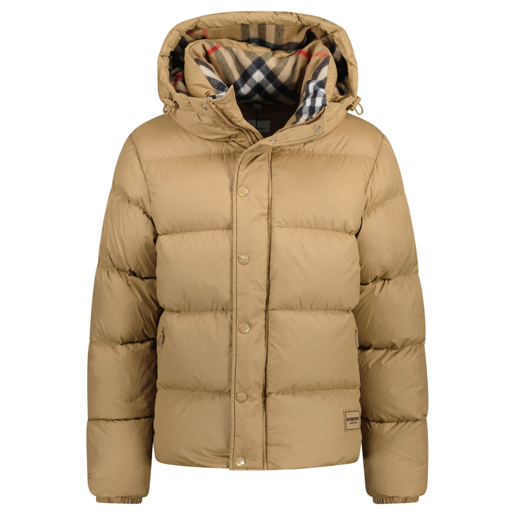 Burberry Halsby Down Puffer Jacket Beige