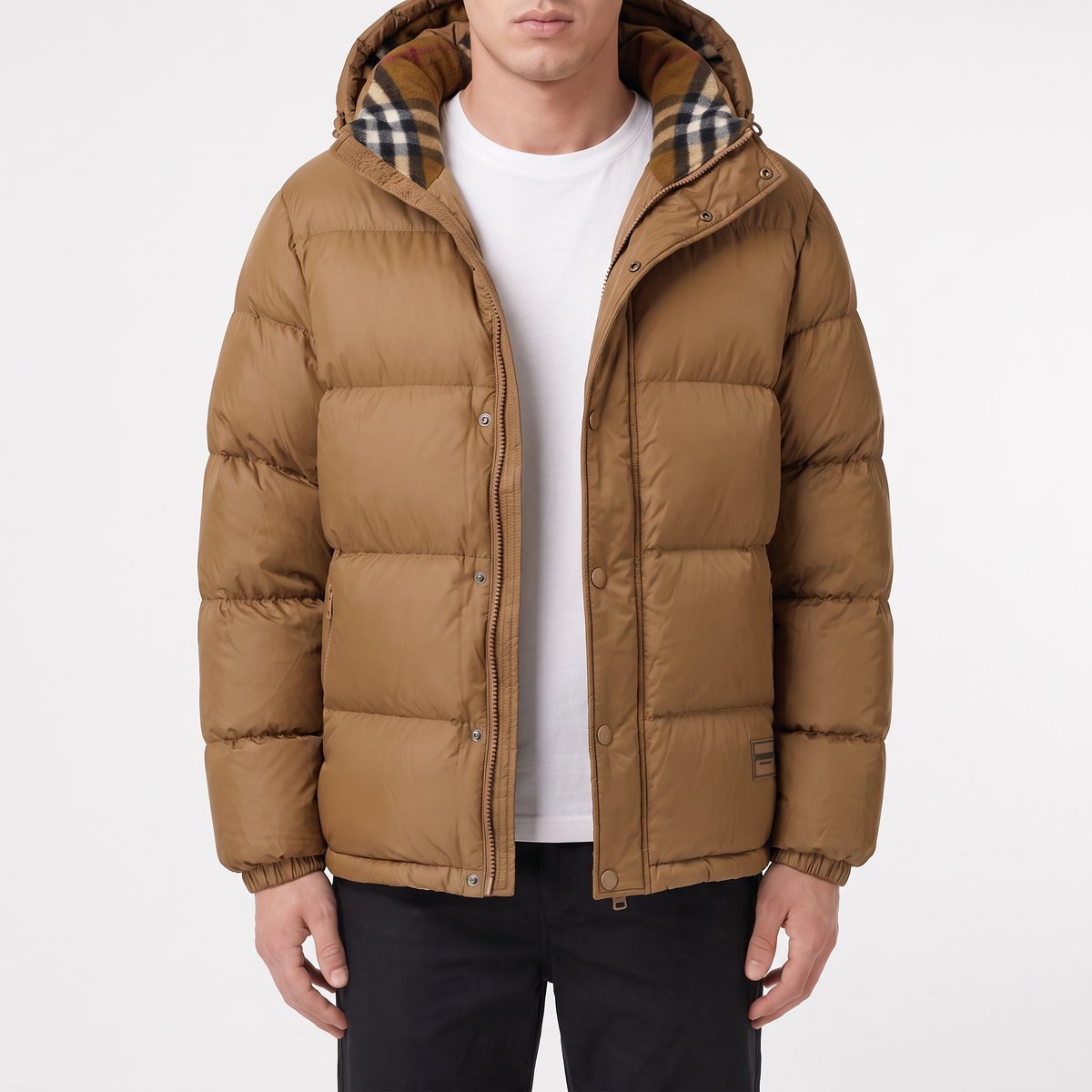 Burberry Halsby Puffer Down Jacket Brown