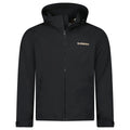 Burberry 'Hargrave' Zip-Up Logo Hooded Rain Jacket Black