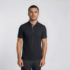Burberry 'Hartford' Check Placket Polo Black