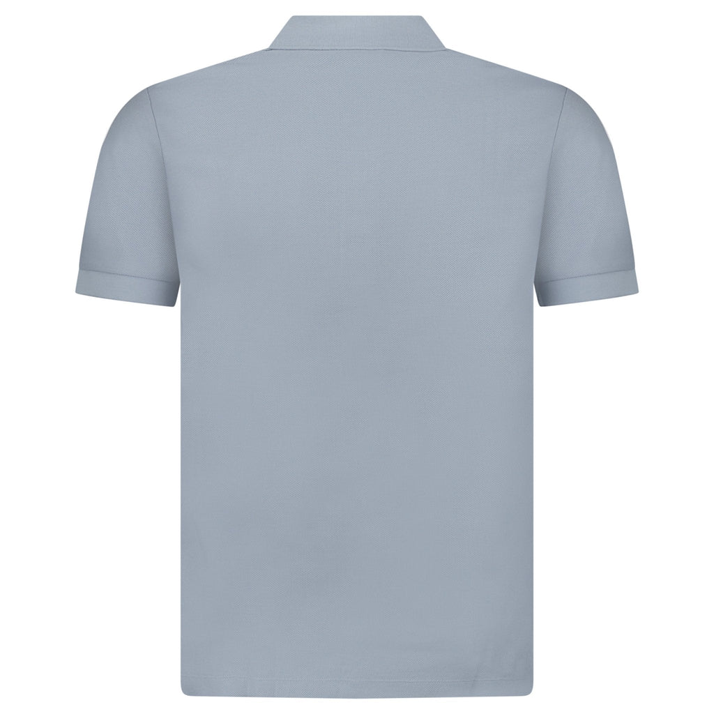 Burberry 'Hartford' Check Placket Polo Gale Blue