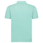 Burberry 'Hartford' Check Placket Polo Summer Mint