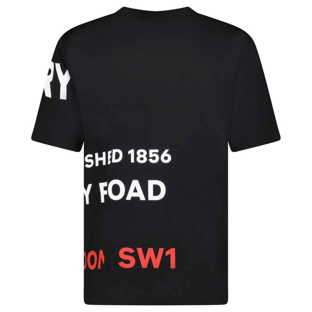 Burberry Horseferry Cotton T-Shirt Black