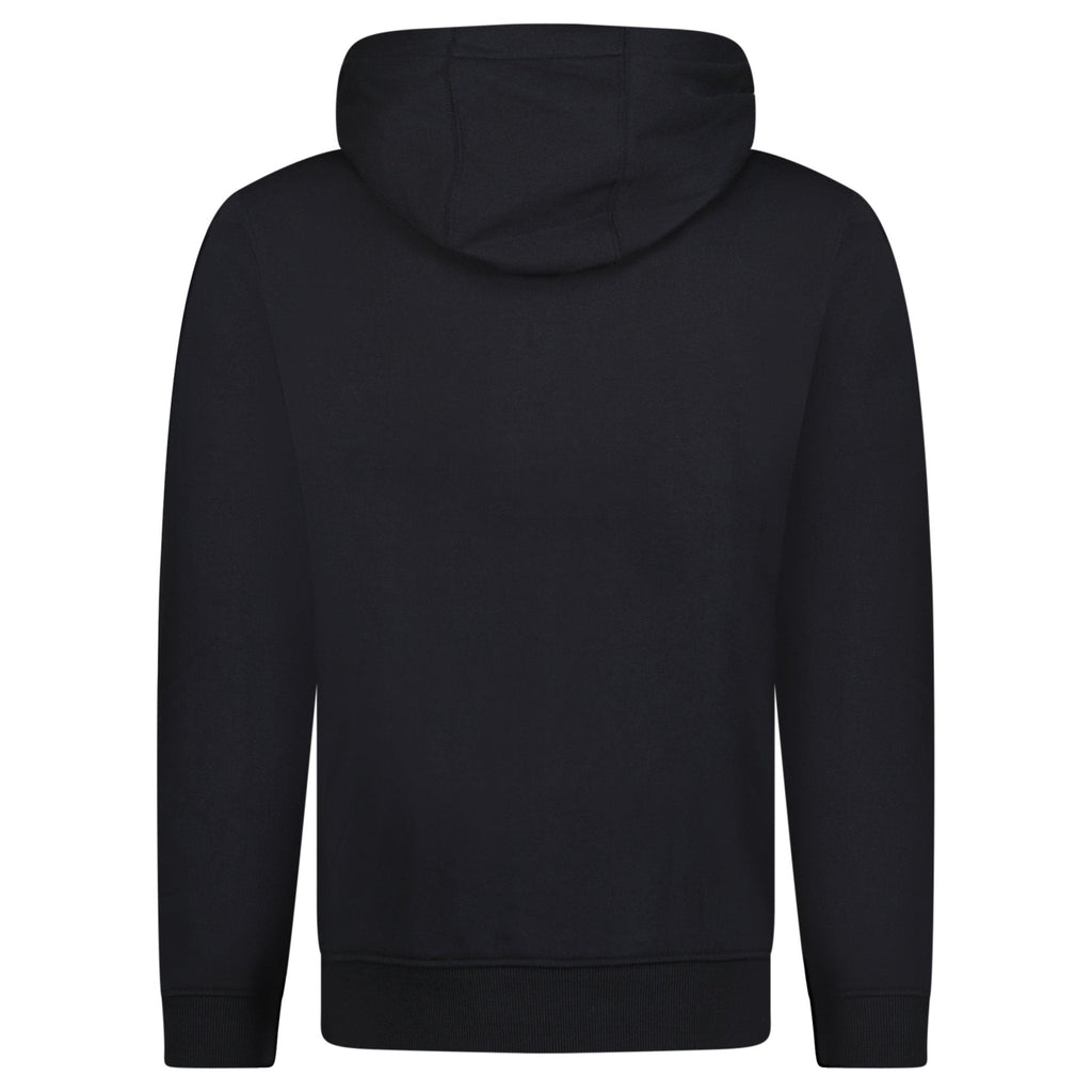 Burberry 'Hove' check Hood Embroidery Logo Hoodie Zip Sweatshirt Black