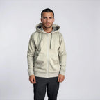 Burberry 'Hove' check Hood Embroidery Logo Hoodie Zip Sweatshirt Lichen