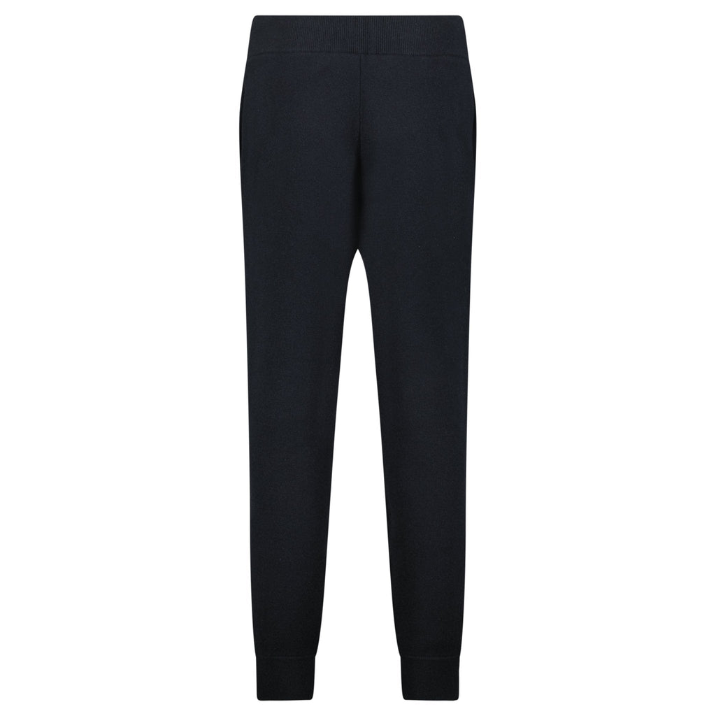Burberry 'Hunton' Knitted Cuffed Cashmere Sweatpants Black