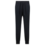 Burberry 'Hunton' Knitted Cuffed Cashmere Sweatpants Black