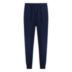 Burberry 'Hunton' Knitted Cuffed Cashmere Sweatpants Navy