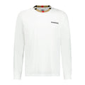 Burberry 'Jayson' Check Long Sleeve T-Shirt White