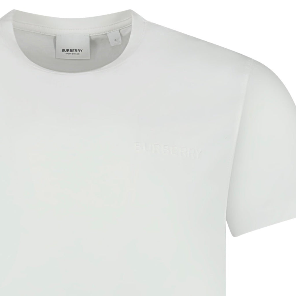 Burberry 'Jenson' Crew Neck Logo T-Shirt White