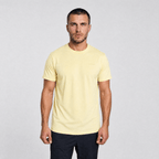 Burberry 'Jenson' Crew Neck Logo T-Shirt Yellow