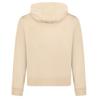 Burberry 'Keira' Logo Hoodie Zip Sweatshirt Beige