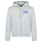Burberry 'Keira' Logo Hoodie Zip Sweatshirt Grey