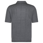 Burberry 'Kieran' Knit Polo-Shirt Grey