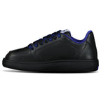 Burberry Leather Padded Trainers in Black & Blue