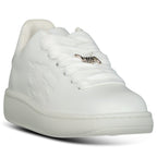 Burberry Leather Padded Trainers in White