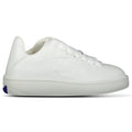 Burberry Leather Padded Trainers in White