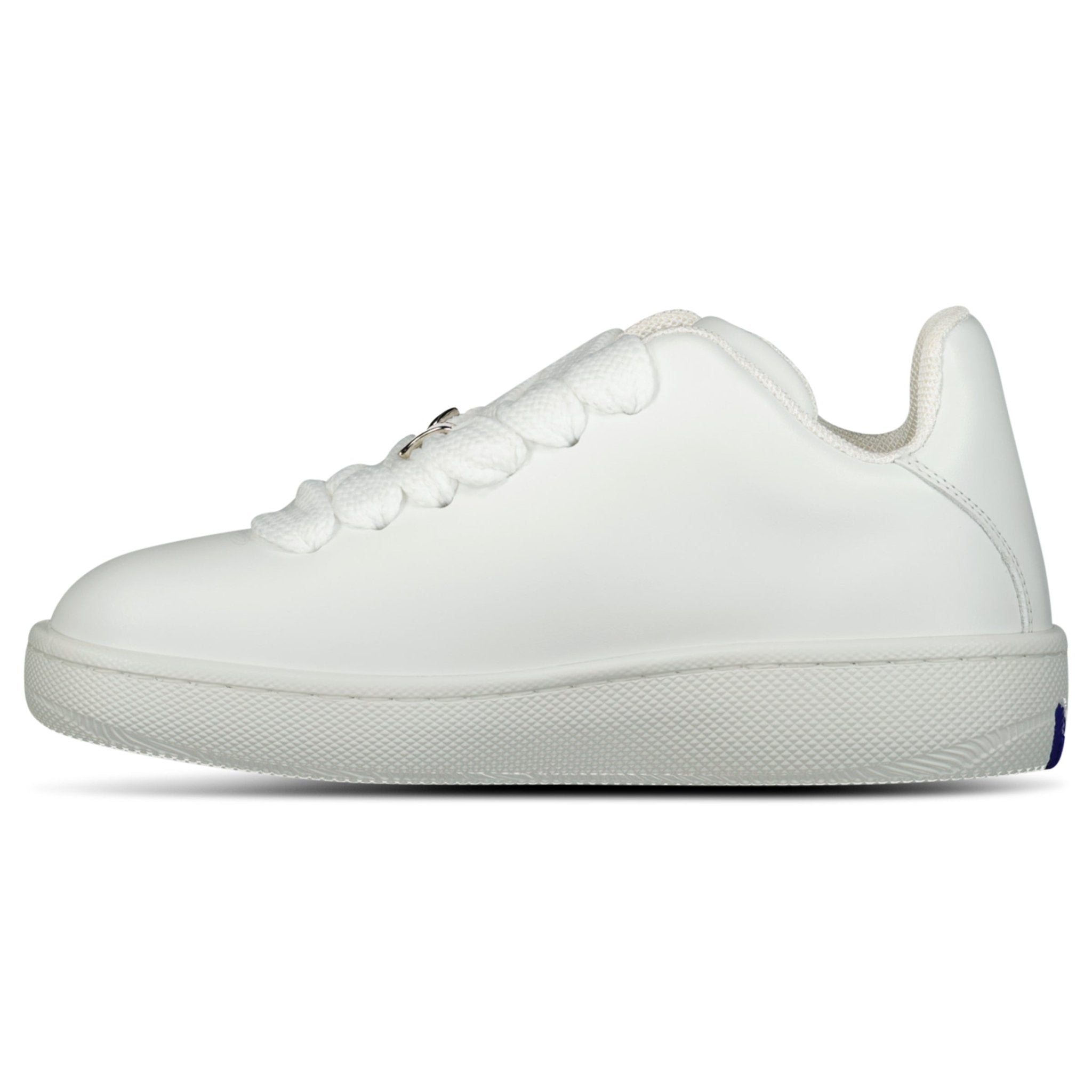 Burberry Leather Padded Trainers in White