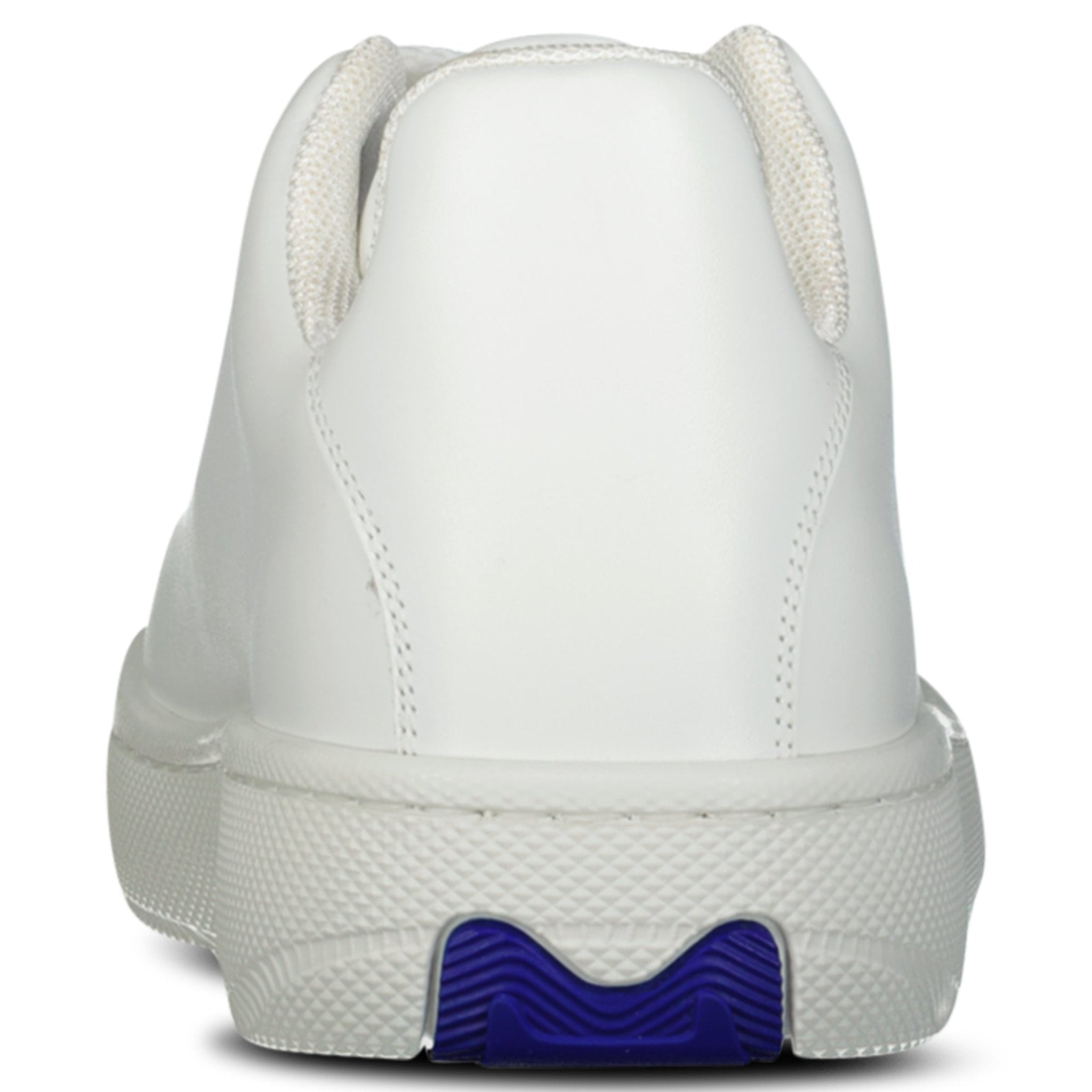 Burberry Leather Padded Trainers in White